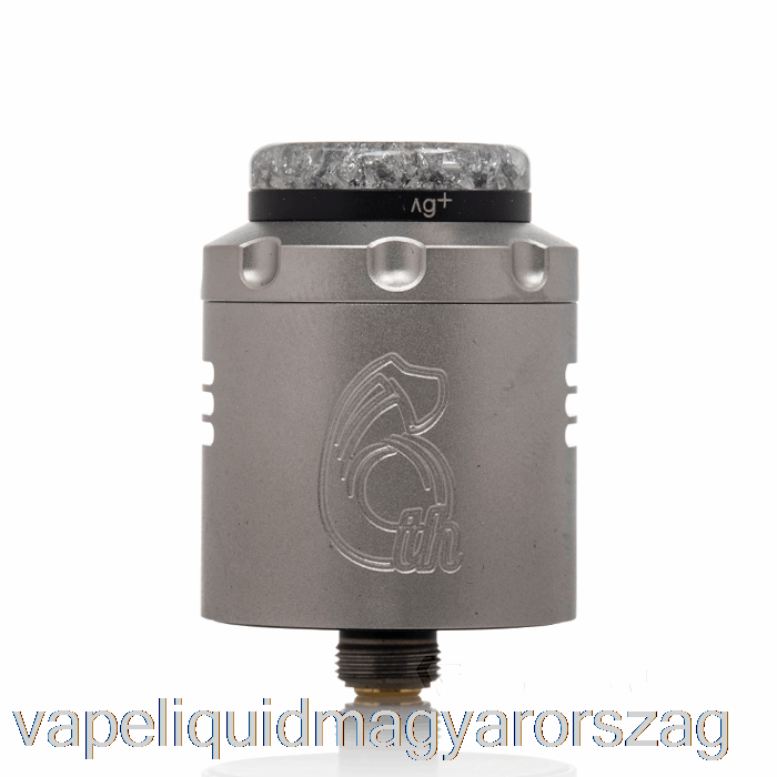 Hellvape Dead Rabbit V3 24mm Rda [6th Anni] Ezüst Fekete Vape Pen